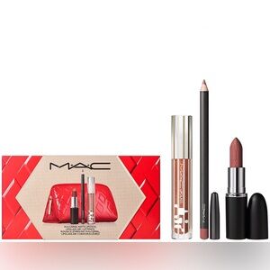 MAC 4 PC Trending Tomorrow Lip Trio Limited Edition Set. Neutral/Whirl. NIB.